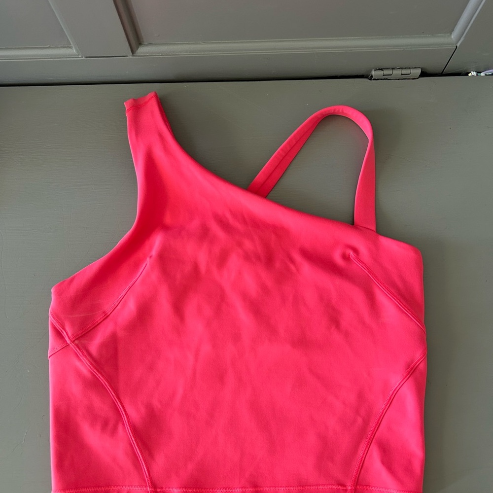 lululemon athletica Pink One-Shoulder Tank Top